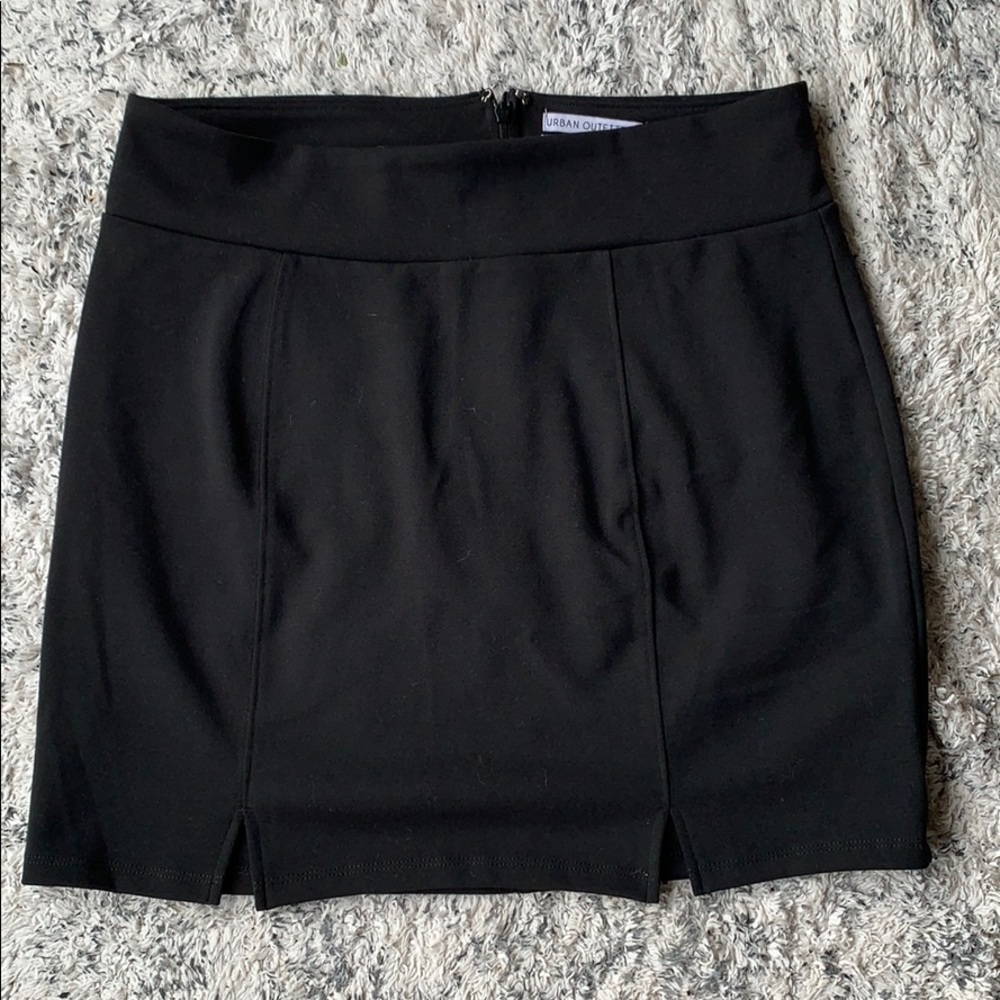 Urban outfitters black mini skirt